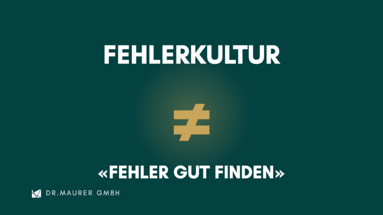 Fehlerkultur = Fehler gut finden?