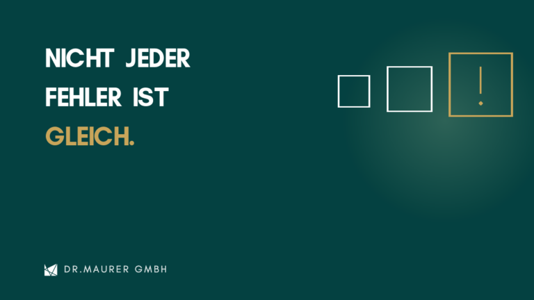 Dumme und schlaue Fehler: Warum Sie Fehler im Unternehmen klassifizieren sollten