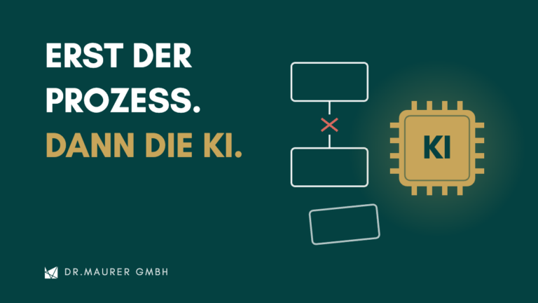 KI hilft nicht, wenn der Prozess kaputt ist: Was Sie vor der KI-Einführung klären müssen