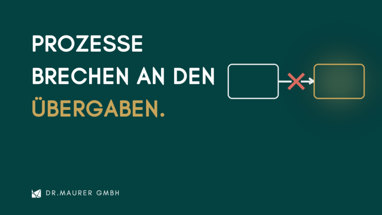 Wo Prozesse wirklich brechen: an den Übergaben
